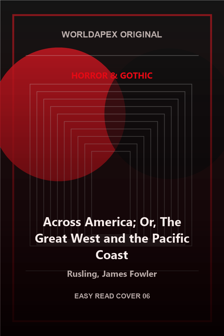 Horror & Gothic poster cover for Across America; Or, The Great West and the Pacific Coast by Rusling, James Fowler